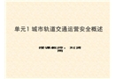 城市軌道交通運(yùn)營(yíng)安全概述課件