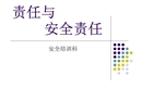 責(zé)任與安全責(zé)任