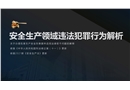 安全生產(chǎn)領(lǐng)域違法犯罪解析